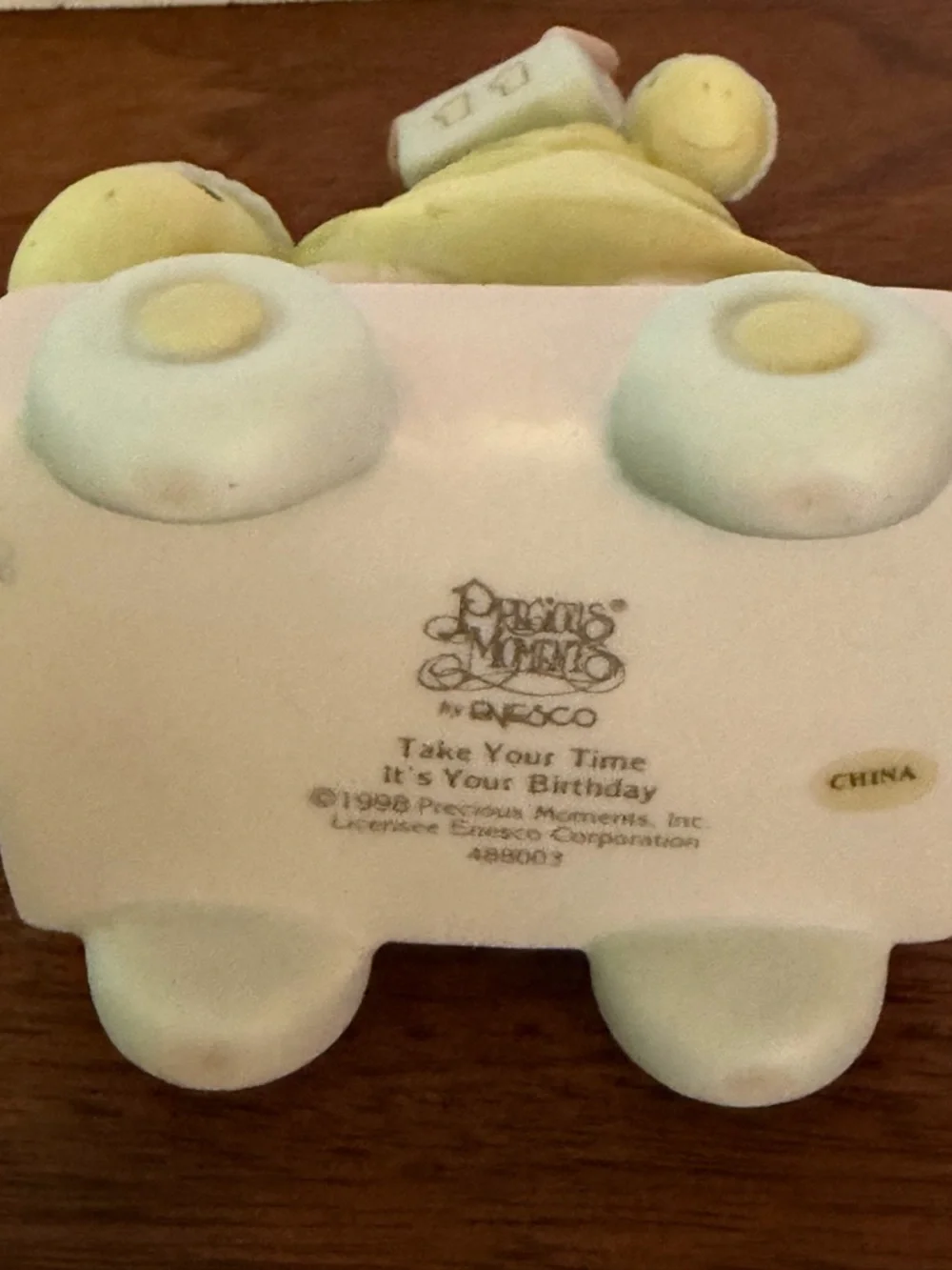 Precious Moments 11th Birthday Train Turtle 1998 Figurine 488003. Take Your Time